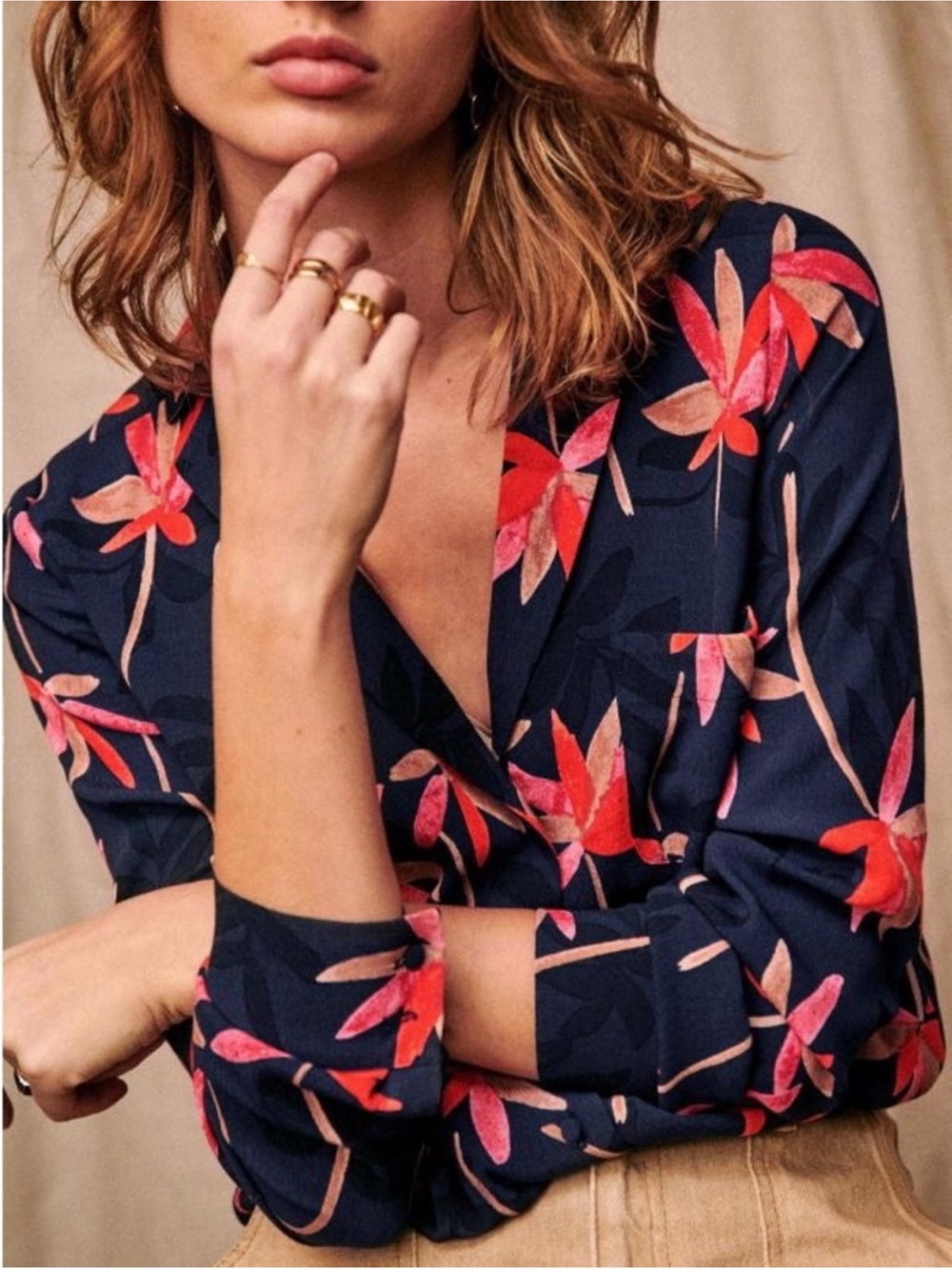 EUC • SEZANE Florence Shirt